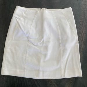 White Mini Skirt - Loft - Great Condition